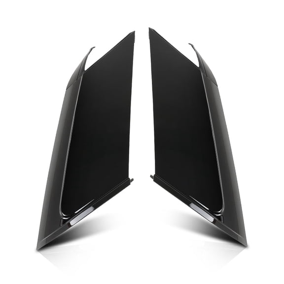 CROSSDESIGN 2x Rear Outside D Pillar Molding Trim For 2014-2022 Land Rover Range Rover Sport