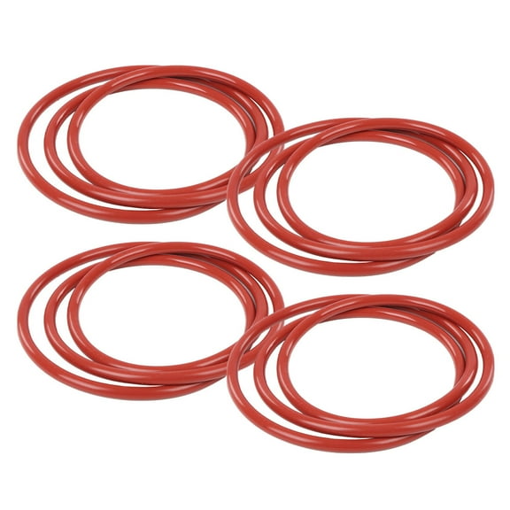 CROSSDESIGN 4PK Red O-Rings Military Humvee Split Rims Wheel Seal And M1101 M1102 Trailers