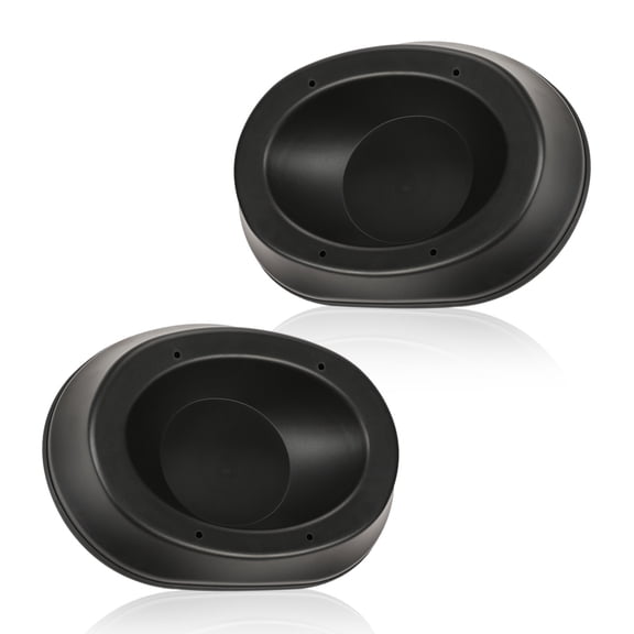 CROSSDESIGN Black 6 x9 Speaker Pod Adapter Box Mount Rear Enclosure Deck Fit for Car Truck ATV Marine