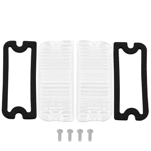 CROSSDESIGN Back Up Light Lenses & Gaskets Lamp Fit for Buick Skylark 1964-1965