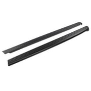 CROSSDESIGN Bed Rail Caps Fit for Chevy Silverado 6 6 2007-2013 Black