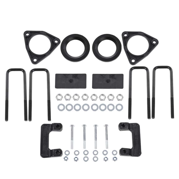 CROSSDESIGN Black 2.5" Leveling Lift Kit Fit for Chevy Silverado 1500 GMC Sierra 1500 2007-2018