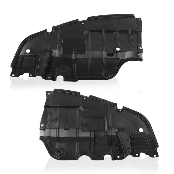 CROSSDESIGN Black Engine Splash Shield Under Cover Fit for 2007-2012 Lexus ES350