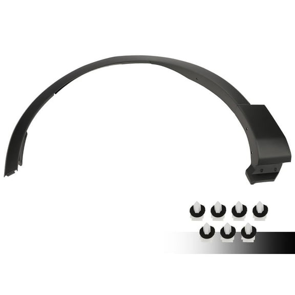 CROSSDESIGN Black Fender Flares Wheel Cover Protector Fit for 2011-2015 Ford Explorer