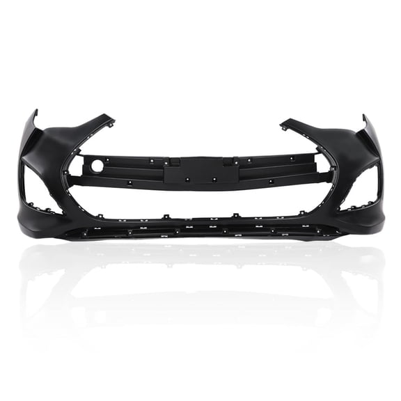 CROSSDESIGN Black Front Primed Bumper Cover Fit for 2013-2017 Hyundai Veloster Turbo