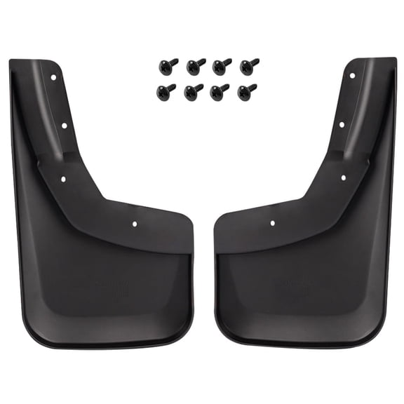 CROSSDESIGN Black Heavy Duty Molded Mud Flaps Fit for 2014-2018 Chevy Silverado 1500 2500 3500