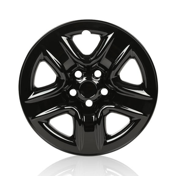 CROSSDESIGN Black Wheel Skins Hub Caps Full Rim Covers Wheel Cover Fit for 2006-2012 Toyota RAV4