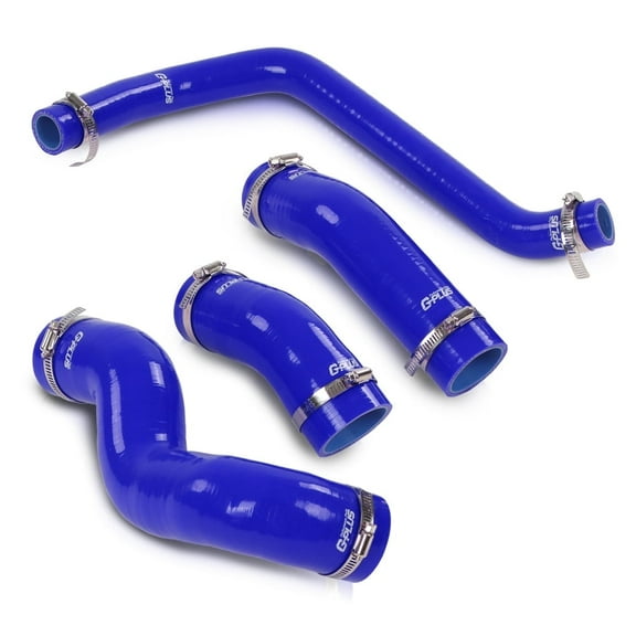 CROSSDESIGN Blue Radiator Hose w/ Clamp Fit for HMMWV & Humvee