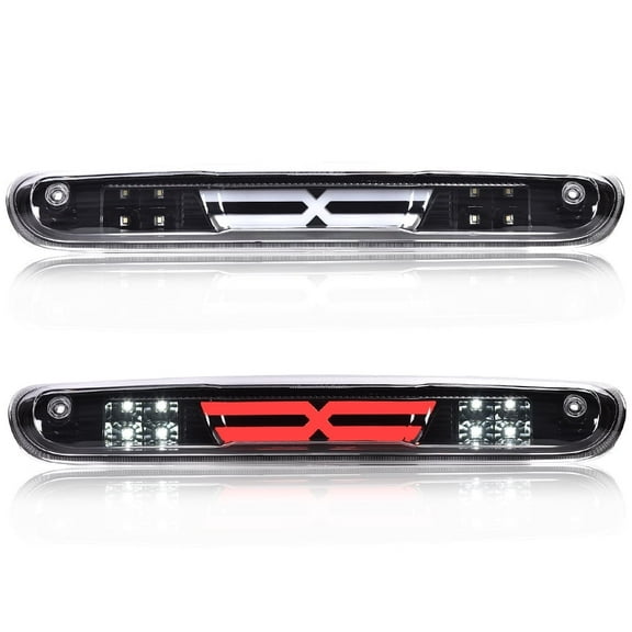 CROSSDESIGN Brake Light Fit for Chevrolet Silverado 1500 1500HD 2007-2013/Chevrolet Silverado 2500 3500 & HD Models 2007-2014
