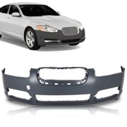 CROSSDESIGN Bumper Cover Fit For 2009-2011 Jaguar XF 8Cyl Engine Front Plastic Paint To Match