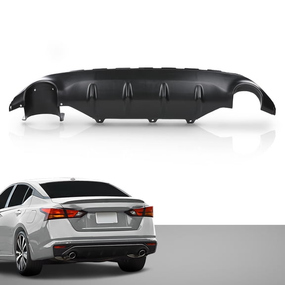 CROSSDESIGN Rear Lower Bumper Cover Fascia Fit for 2019-2020 Nissan Altima