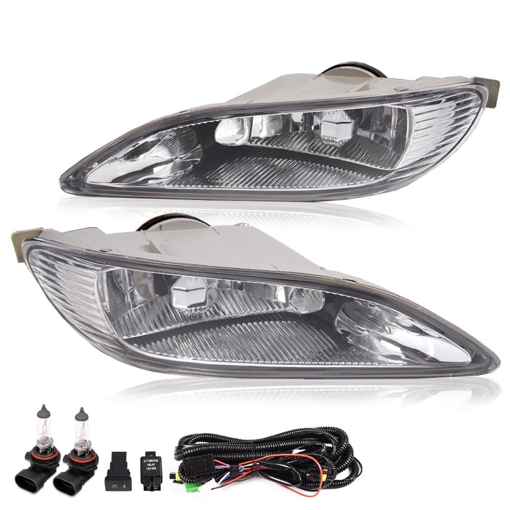 CROSSDESIGN Bumper Fog Lights Fog Lamps Fit for Toyota Camry 2002-2004/Corolla 2005-2008