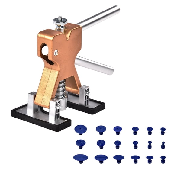 CROSSDESIGN Car Paintless Dent Repair Puller Remover Kit Lifter Dint Hail Damage 18 Tab Tool
