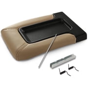 CROSSDESIGN Center Console Lid Arm Rest Latch Fit for Chevy Silverado 1999-2007 GM Part 19127366