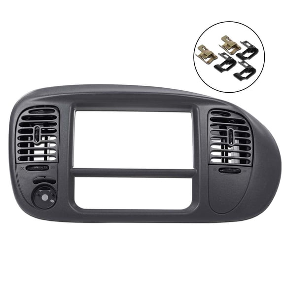 CROSSDESIGN Center Dash Radio Surround Bezel Trim Panel Fit for Ford F150 2000-2003 Dash Cover
