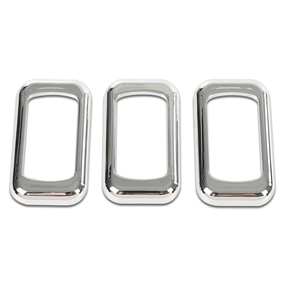 CROSSDESIGN Chrome Rocker Switch Trim Bezel Fit for Peterbilt Keworth Freightliner
