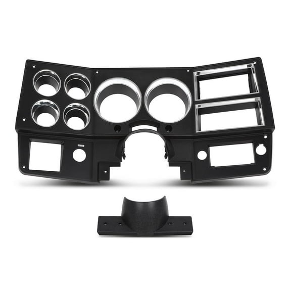 CROSSDESIGN Dash Bezel W/ A/C W/ Lower Column Cover Fit for Chevy GMC Truck with Air Conditioning (without Wiper Switch Hole) 1984-1987