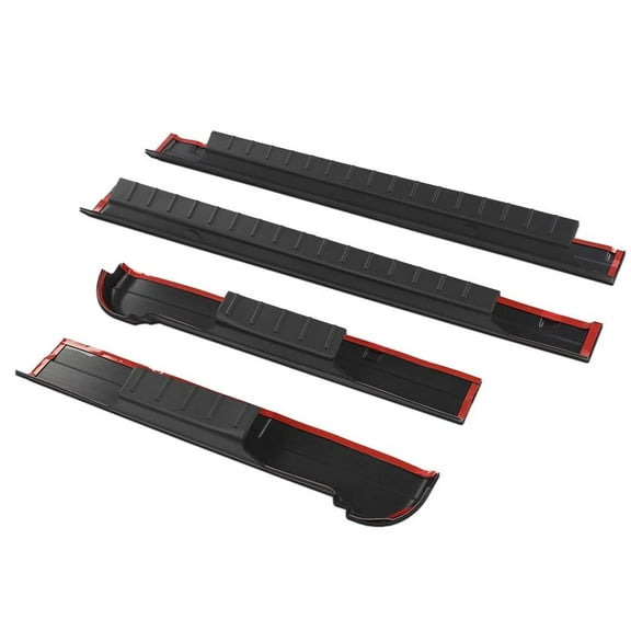 CROSSDESIGN Extended Cab Rocker Panels Protect Cover Fit for 2007-2013 Chevy Silverado 1500