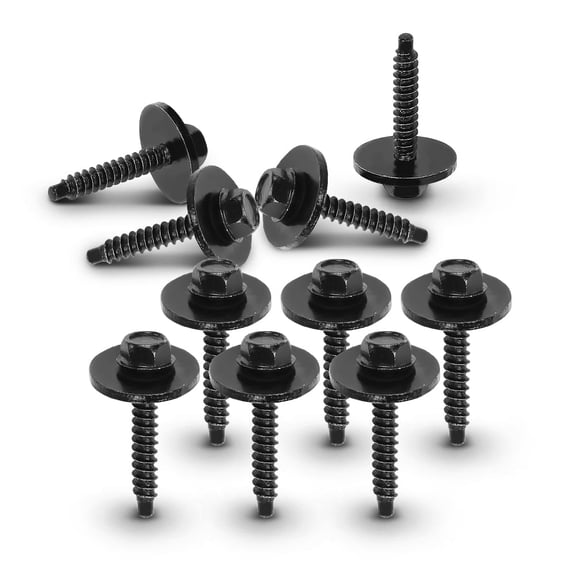 CROSSDESIGN Fender Liner Screw Bolts Fit for Chevy GMC Buick Cadillac 2008-2021 10pcs