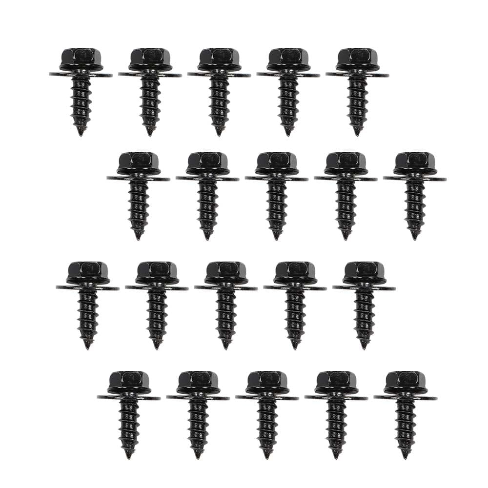 CROSSDESIGN Firewall and Splash Shield Screws- M6.3 x 20mm Long- 10mm ...