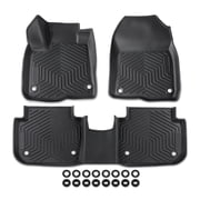 Floor Mats Compatible with Honda CRV 2023-2024 TPE 3Piece Premium Cargo Liner All Weather Floor Liners Car Interior Accessories