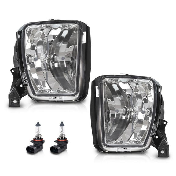 CROSSDESIGN Fog Lights Fit for Dodge Ram 1500 2013-2018 Fog Lamps