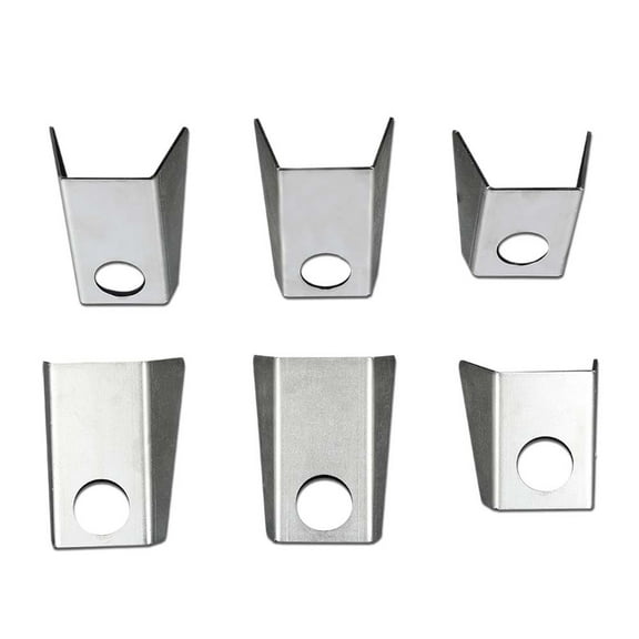 CROSSDESIGN Frame to Body Mount Brackets Fit For Jeep Wrangler TJ 1997-2006 Silver