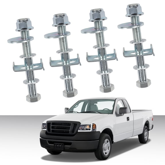 CROSSDESIGN Front Adjustable Alignment Camber Caster Cam Bolt Kit Fit for Ford F150 2021-2023