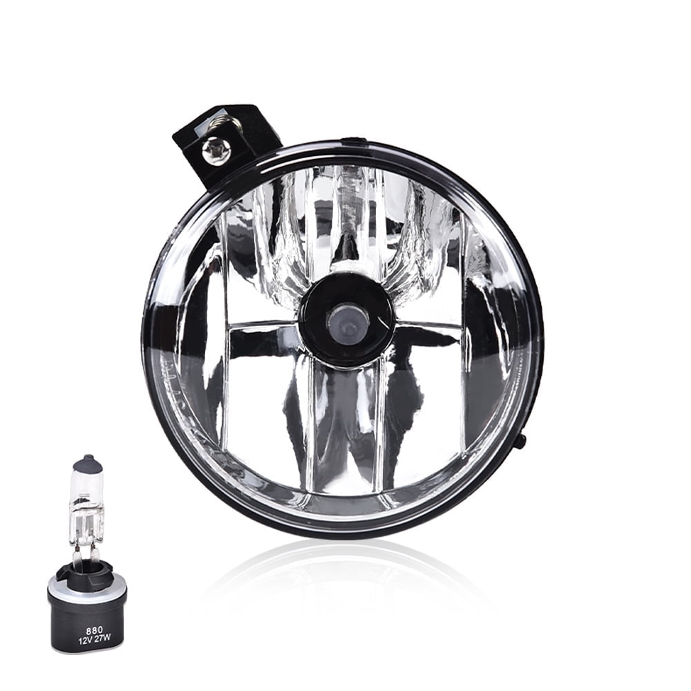 Front Bumper Fog Lights w/Bulbs Left Side Fit for Dakota Pickup Truck SUV 2001-2004/Dodge Durango 2001-2003 Fog Lamps