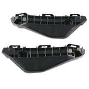 CROSSDESIGN Black Pair Front Bumper Retainer Bracket Fit for Toyota Yaris 2013-2016