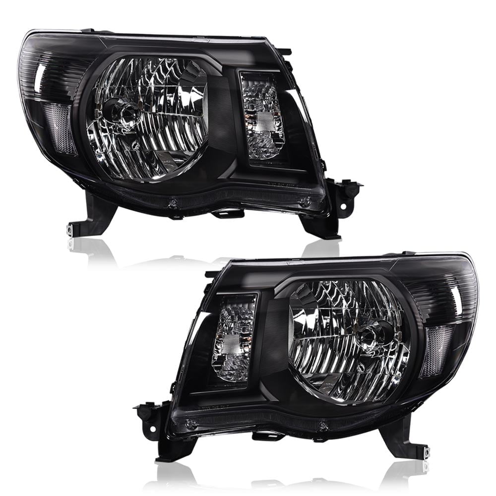 LED DRL Tube Halo Projector Headlights W/o Bulbs Fit For Toyota Tacoma 2005 2011 Bumper Headlamps - Foto 7