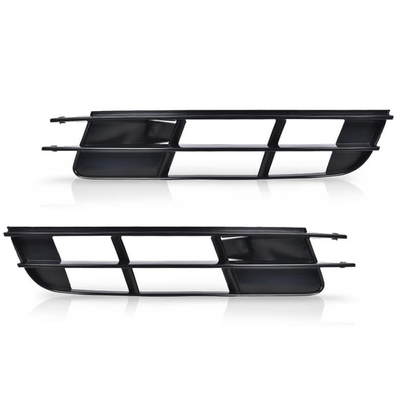 CROSSDESIGN Front Lower Bumper Grille Fog Light Grill Cover Fit for Audi Q7 2007-2009
