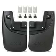CROSSDESIGN 2PCS Front Molded Mud Flaps Splash Guards Mudguard Fit for 2005-2015 Toyota Tacoma