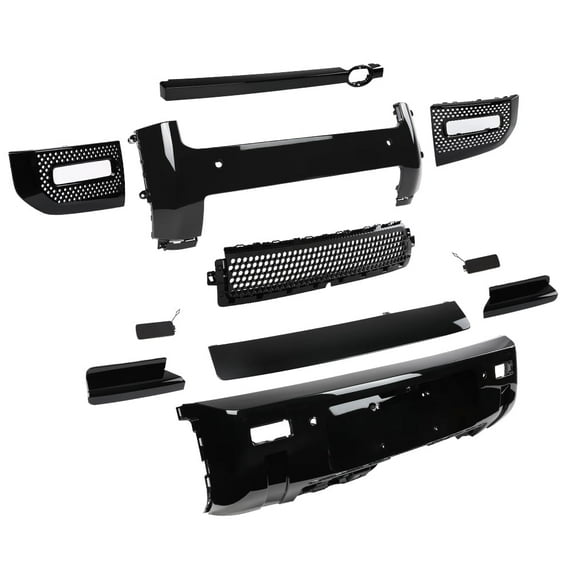 CROSSDESIGN Front Rear Lip Bumper Guard Skid Kit For 2020-24 Land Rover Defender 90 110 130