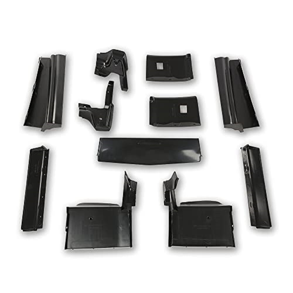 CROSSDESIGN Front & Rear Painted Bumper Fillers 11Pcs, ABS Plastic