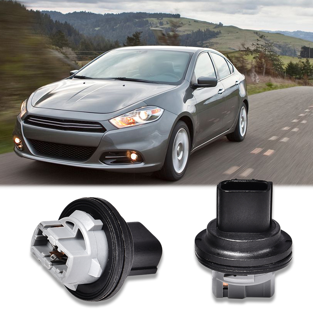 CROSSDESIGN Front Turn Signal Light Connector Plug Bulb Socket Fit for