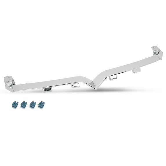 CROSSDESIGN Front Upper Chrome Grille Trim Molding Fit for Tesla Model S 2016-2021