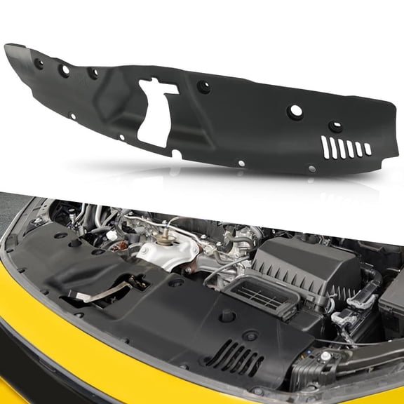 CROSSDESIGN Front Upper Radiator Support Cover Panel Fit for 2016-2021 Honda Civic