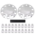 thumbnail image 1 of CROSSDESIGN Front Wheel Covers Hub Axle Semi Plastic ABS Pair 33mm Nut Covers 1-Pair Hub Cap, 1 of 10