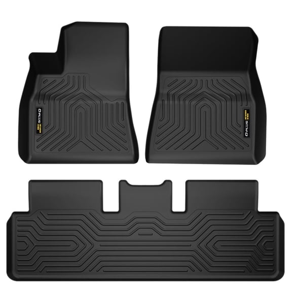 CROSSDESIGN Front and Rear All-weather Full Surround Foot Pads Fit for Tesla Model 3 2017-2023