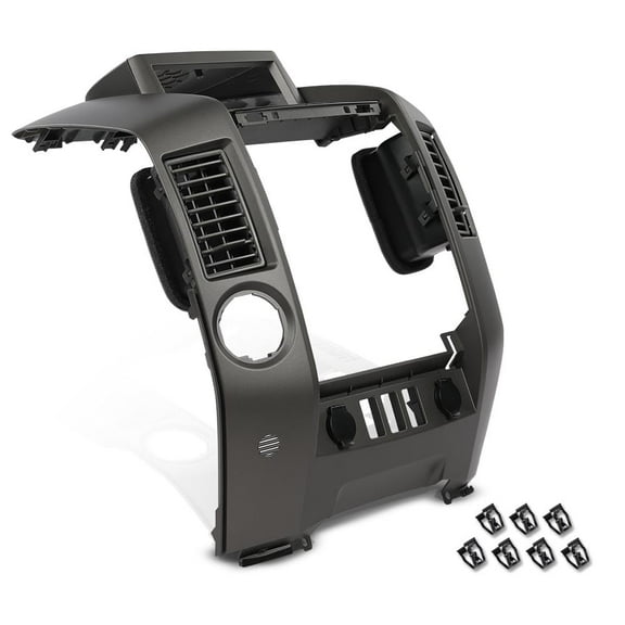 CROSSDESIGN Gray Dash Center Console Instrument Panel Lid Bezel Fit for Nissan Armada SE, LE, SE 2005-2006/Nissan Pathfinder Armada SE, LE 2004/Nissan Titan SE, LE, XE 2004-2015