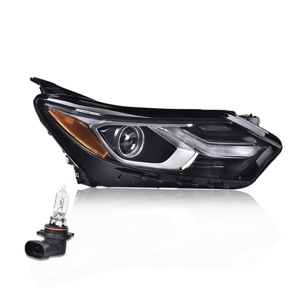 CROSSDESIGN Halogen LED DRL Headlight Fit for Chevy Equinox 2018-2020 Headlamp