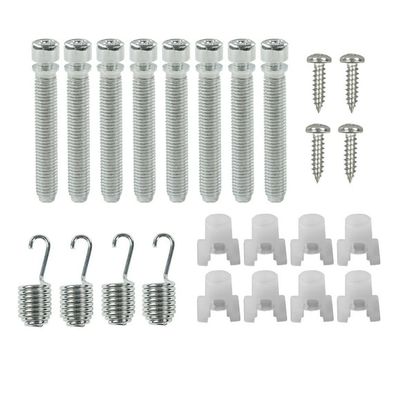 CROSSDESIGN Headlight Adjusters Kit 8pcs 1-1/2 Screws Springs Fit for Chevy Impala, Biscayne & Belair 1962-1967