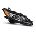 thumbnail image 1 of CROSSDESIGN Headlight Projector Headlamps Right Passenger Side Clear Lens Chrome Housing Amber Reflector Fit For Toyota Camry LE SE 2018-2022 TO2503255, 81110-06C40, 8111006C40, 1 of 12
