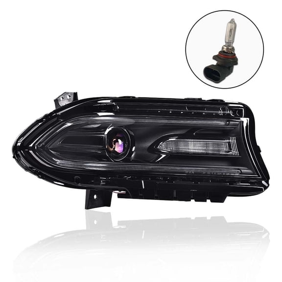 CROSSDESIGN Headlights Headlamps Fit for Dodge Charger 2015-2021