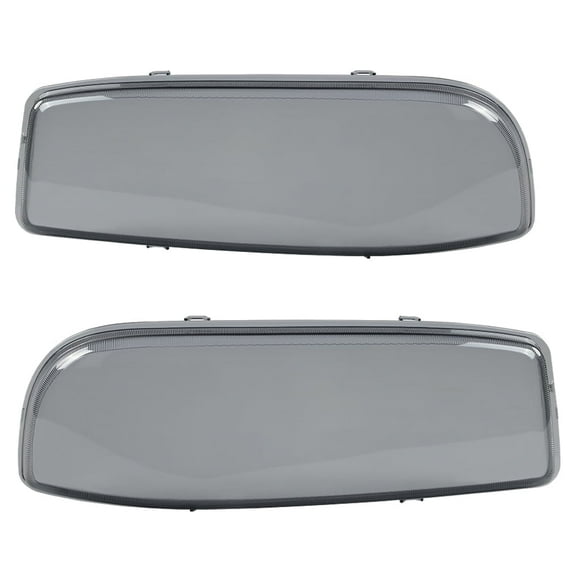 CROSSDESIGN Headlights Lens Cover Fit For Gmc Sierra Yukon 1999-2007 Left+Right Headlamp Cover