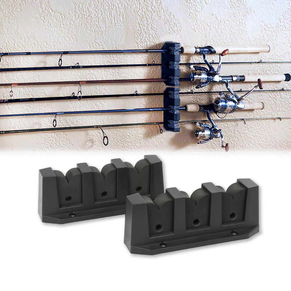 KastKing Patented V15 Vertical Fishing Rod Holder â€“ Wall Mounted Fishing  Rod Rack, Store 15 Rods or Fishing Rod Combos in 18 Inches, Great Fishing  Pole Holder and Rack 