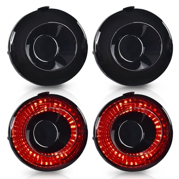 CROSSDESIGN LED Brake Lamp Tail Lights Fit for Chevrolet Corvette C6 Coupe 2005-2013 Tail Lamp