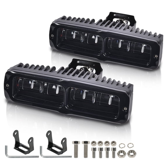 CROSSDESIGN LED Work Light Bar Spot Pods Fog Lamp Fit for Offroad Driving Truck