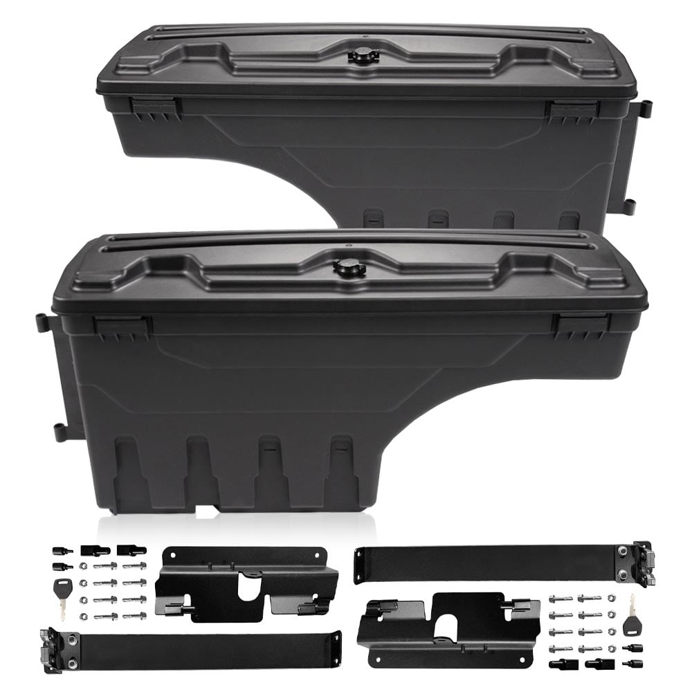 CROSSDESIGN Lockable Storage Box Fit for 20072018 Chevy Silverado/GMC
